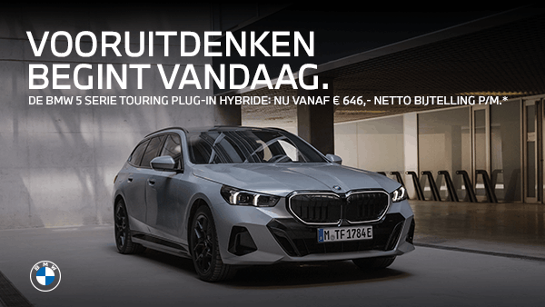 De BMW 5 Serie Touring Plug-in Hybride.
