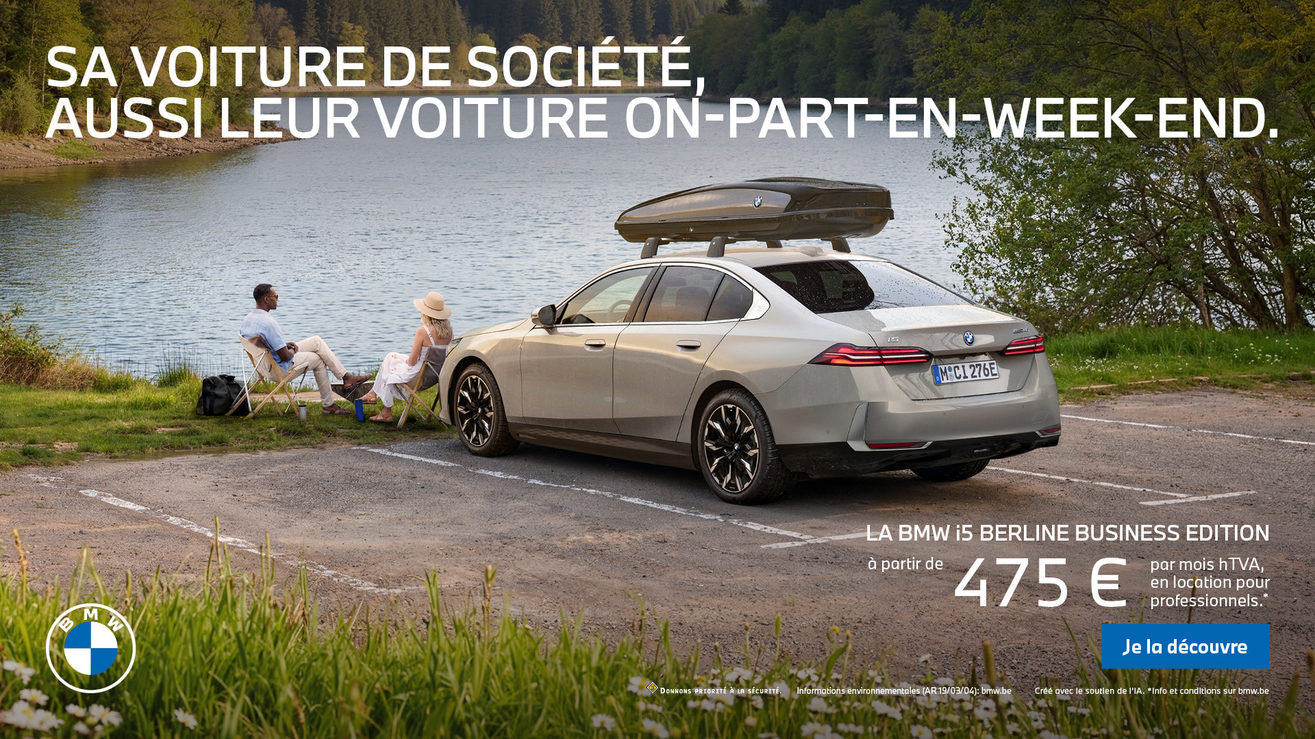 Sa voiture de société, aussi leur voiture on-part-en-week-end.